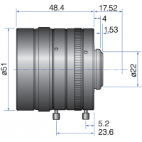 2/3-inch Format Ultra-High Resolution 5 Megapixel Lens